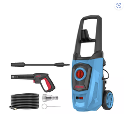 [10222] Hidrolavadora de Presion 2000W, con ruedas, 2350 PSI, 7 L/min, incl accesorios de aplicacion