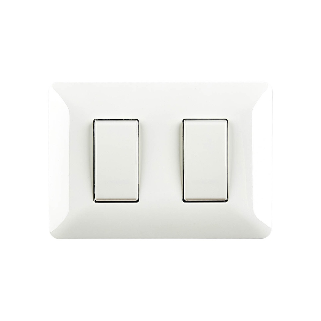Switch 2 Boton Modena Elettrica 10A/110250V