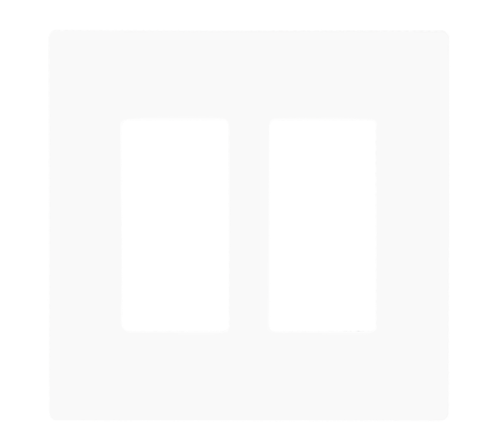 Tapa Doble Screwless New York Electric Décor