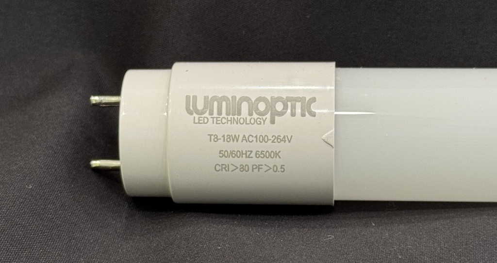 Tubo T8 48" (1200mm) 18W 6500K