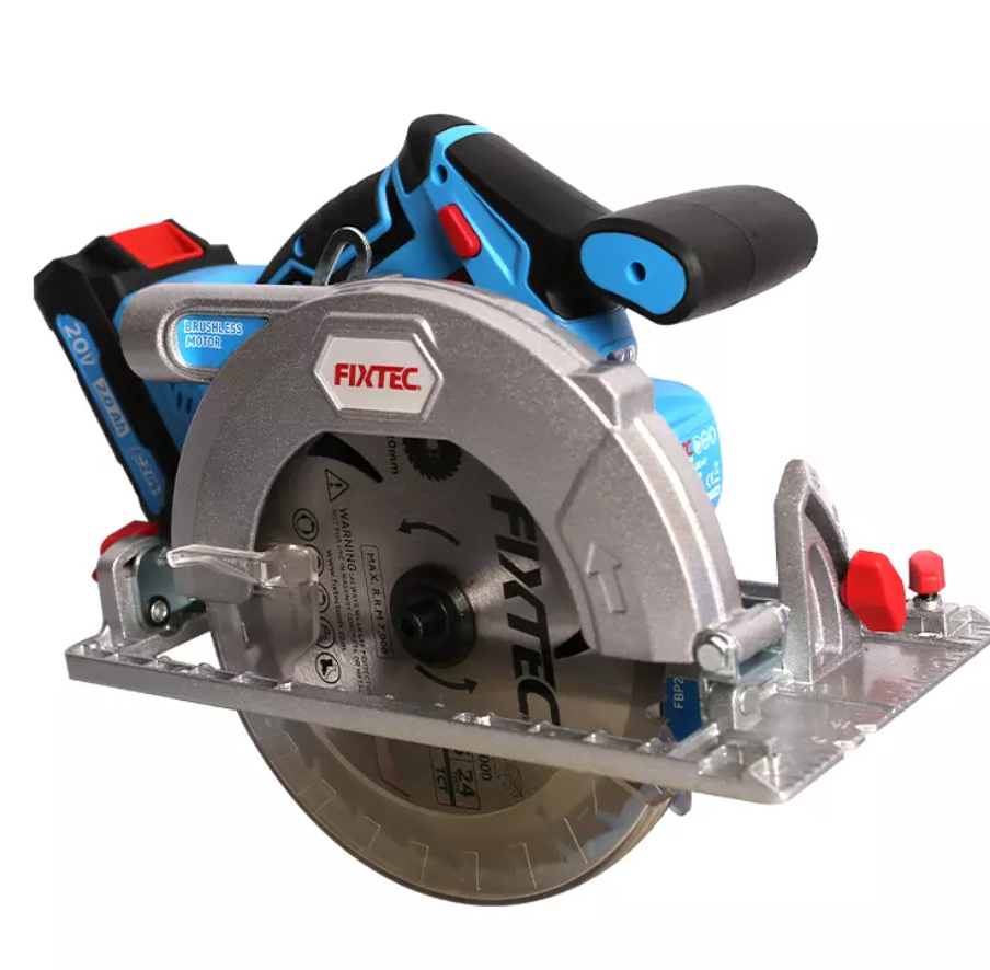 Sierra Circular 20V, 7-1/4", Brushless incluye guia paralela, llave hex, tubo de polvo