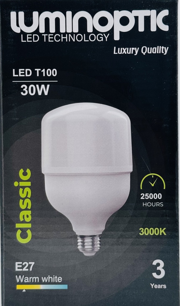 Bombillo 30W/T100/E27/3000K