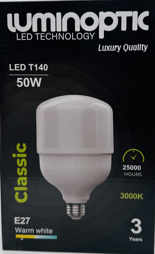 Bombillo 50W/T140/E27/3000K