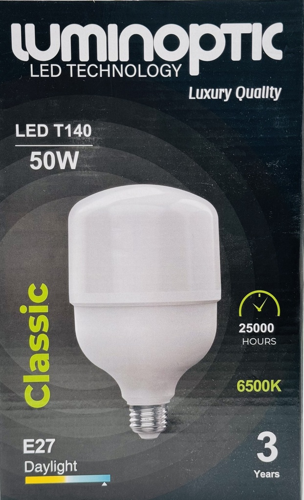 Bombillo 50W/T140/E27/6500K