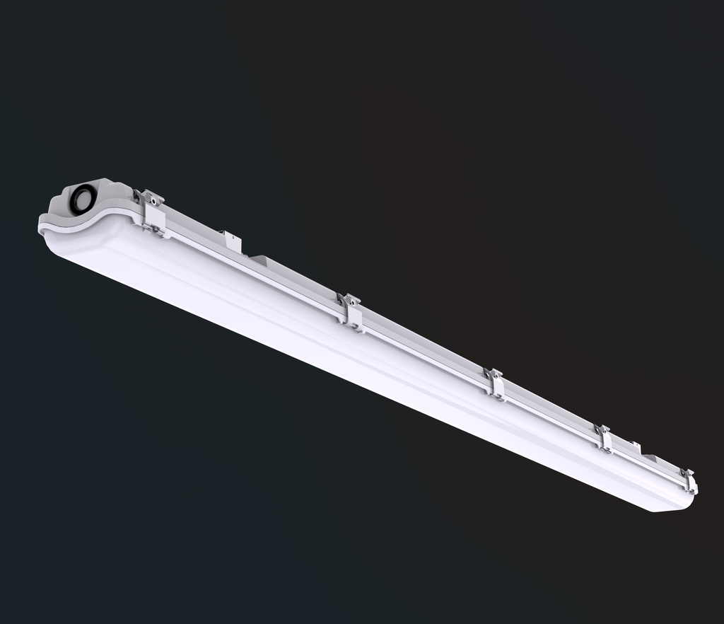 Cajetin/Housing T8 IP65 Sellado Agua/Vapor 48" x 2 Tubos