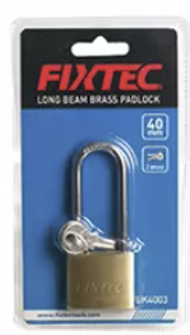 Candado de Laton 40mm Endurecido Extra Largo