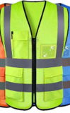 Chaleco Reflectivo Mesh (fresco) Cert CE Con Bolsillos