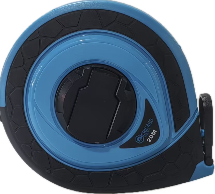 Cinta Metrica Chicago de Agrimensor en Fibra, 20M x 15mm ABS TPR EL Premium