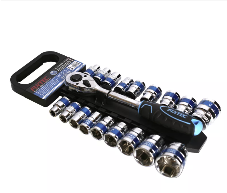 Juego de Cubos CRV 1/2" 19 Piezas mm