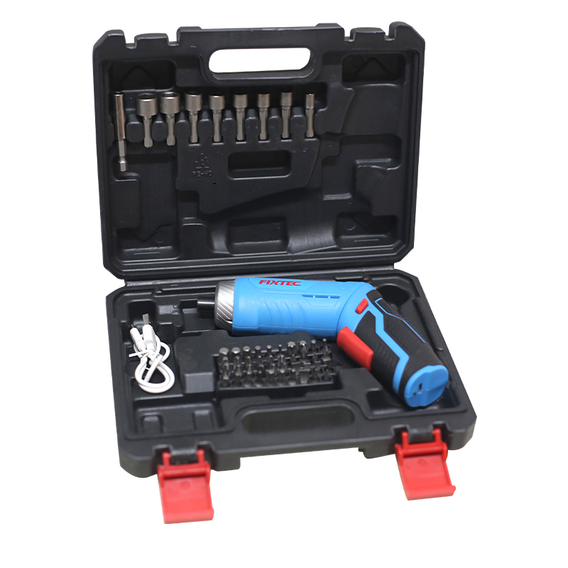 Kit 49 pc Destornillador Inalambrico 4V C/Bateria 1500mAH