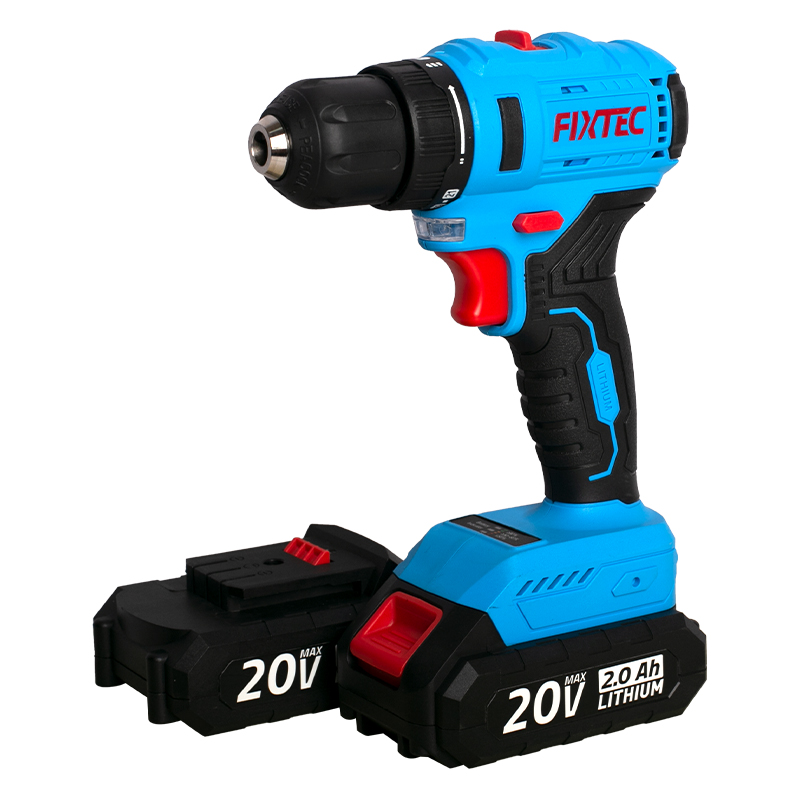 Kit Taladro Destornillador 20V, 3/8" Brushless, 40nm, + 2 Baterias 2000mAH y Cargador