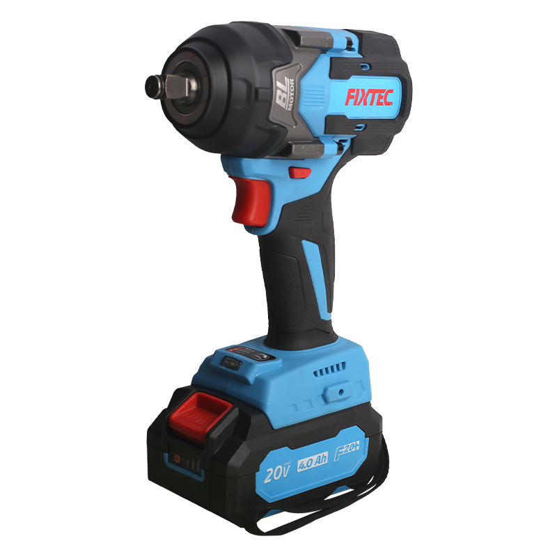 Kit Taladro/Llave de Impacto 20V, Brushless 1/2, 750nm, 2400rpm, con dos baterias 4000mAH y cargador rapido