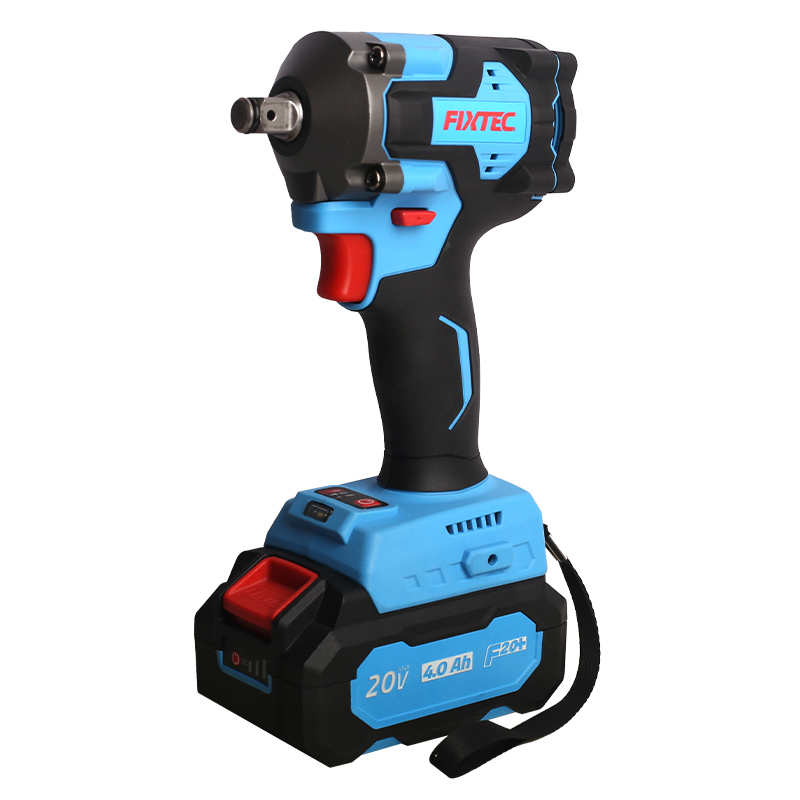 Kit Taladro/Llave de Impacto 20V, Brushless, 1/2, 400nm, 2600rpm, con dos baterias 2000mAH y cargador rapido