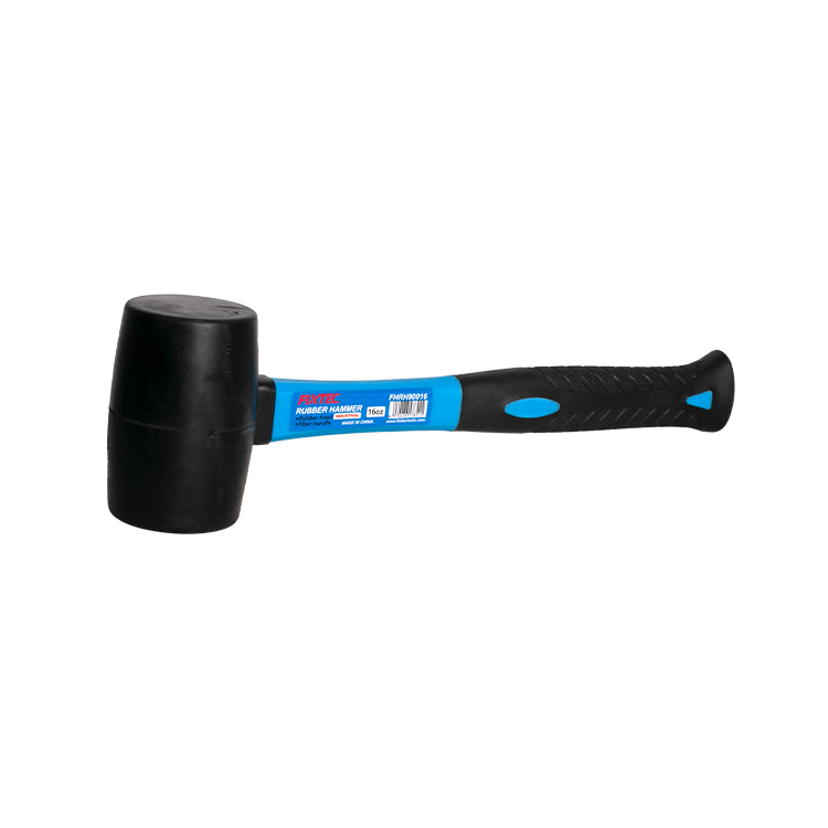 Maceta de Goma Negra 24oz Fibra de Vidrio Mango TPR