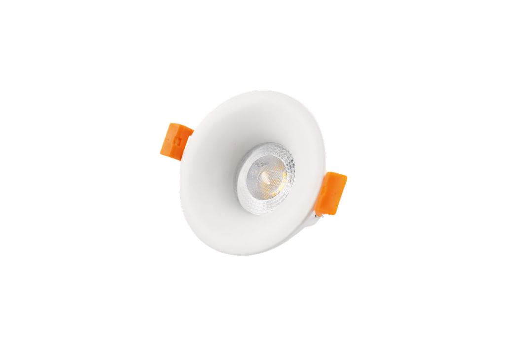 Ojo de Buey MR16/GU10, Rim Fluido, Fijo, Ajustable IP20 LA8572RWhite