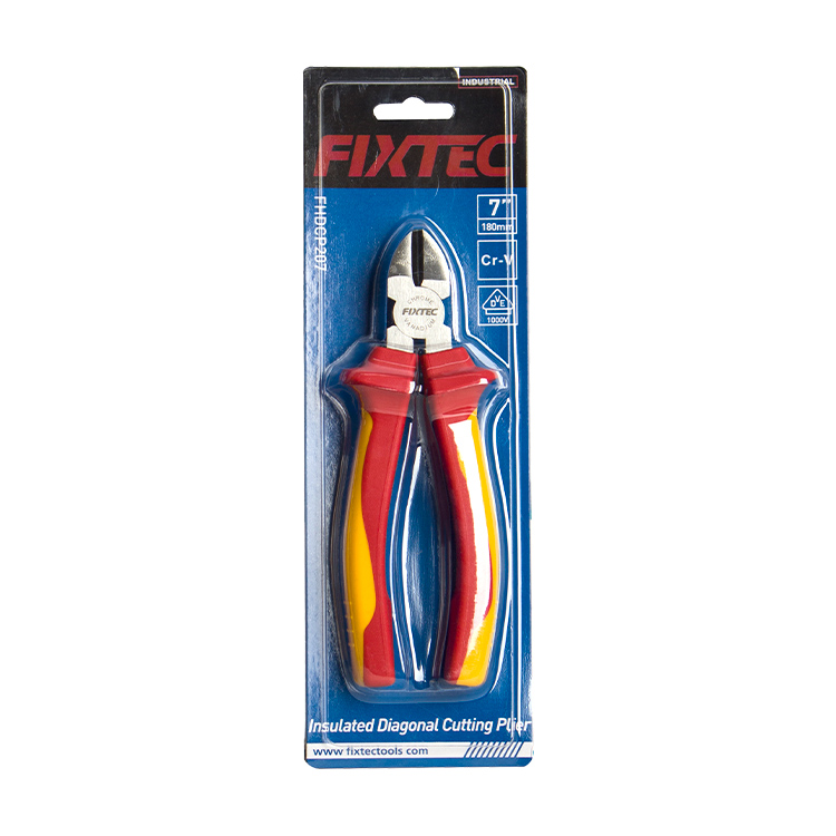 Pinza Corte Diagonal 7" VDE 1000V Cromo Vanadio CRV