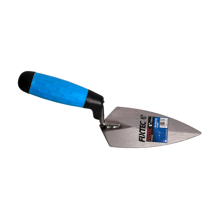 Plana 6" Acero Forjado, Mango TPR