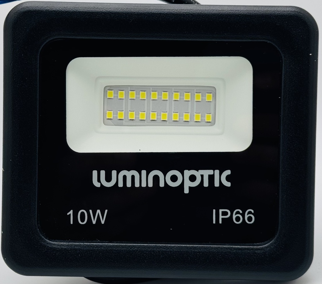 Reflector LED Luminoptic Pro 10W 6500K (3 Anos de Garantia)