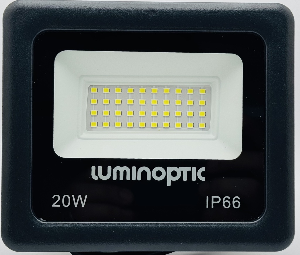 Reflector LED Luminoptic Pro 20W 6500K (3 Anos de Garantia)