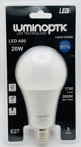 [10040] Bombillo 20W/A80/3000K Blister