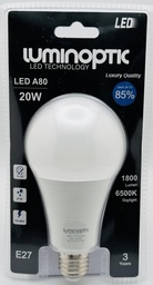 [10041] Bombillo 20W/A80/6500K Blister