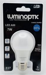 [10052] Bombillo 7W/A60/3000K Blister