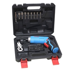 [10233] Kit 49 pc Destornillador Inalambrico 4V C/Bateria 1500mAH