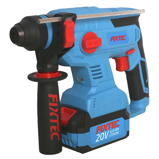 [10240] Kit Rotomartillo 20V, 1" Brushless, 1400rpm, 4500 r/min frecuencia de Impacto con 2 baterias 4000 mAH y Cargador Rapido
