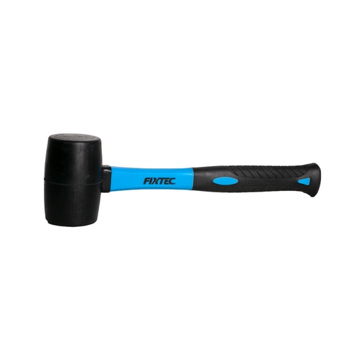 [10334] Maceta de Goma Negra 8oz Fibra de Vidrio Mango TPR
