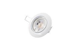 [10397] Ojo de Buey MR16/GU10, Blanco, Ajustable IP20 ZC206