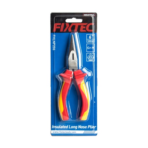 [10453] Pinza Punta Larga 6" VDE 1000V Cromo Vanadio CRV