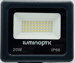 [10507] Reflector LED Luminoptic Pro 20W 6500K (3 Anos de Garantia)