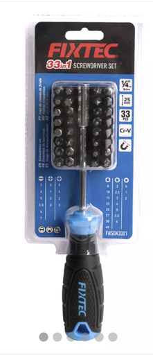 [10565] Set de Destornilladores Cromo Vanadio Magnetico 33 en 1
