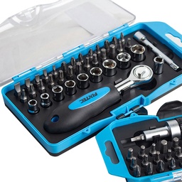 [10566] Set de Destornilladores y Chicharra CRV 38 en 1 mas Extension