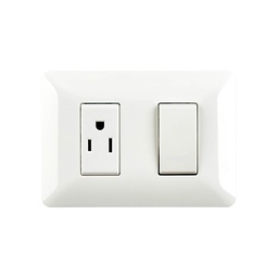 [10596] Switch/Tomacorriente Modena Elettrica 10A/110250V