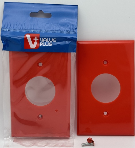 [10622] Tapa Tomacorriente 20A/240V Rojo (NEMA 620R)