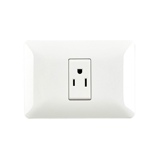 [10650] Tomacorriente 1 Pos Modena Elettrica 10A/110250V