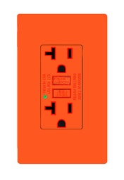 [10661] Tomacorriente New York Electric Décor Rojo 20A/125V GFCI