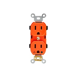 [10662] Tomacorriente Rojo Doble Tradicional ValuPlus